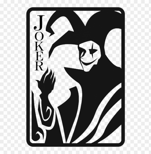 batman joker black card silhouette HighResolution Transparent PNG Isolated Item