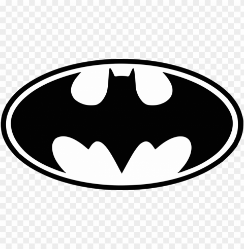 batman logo - batman symbol black and white PNG graphics with alpha transparency bundle