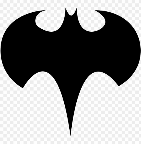 batman logo silhouette - batman logo Isolated Element in HighQuality PNG