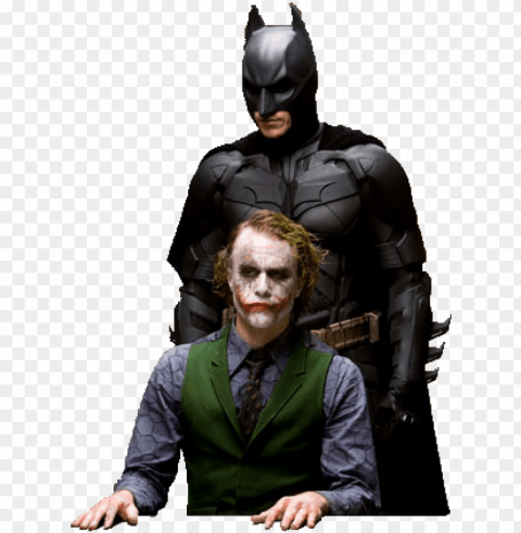 batman transparent images pluspng - joker heath ledger Isolated Artwork with Clear Background in PNG