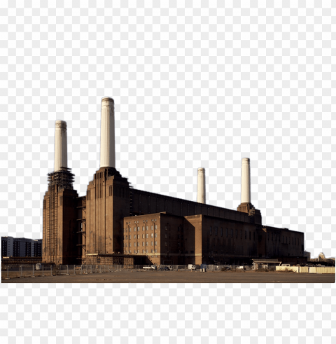 battersea power station chimneys PNG Isolated Object on Clear Background PNG transparent with Clear Background ID ecdb8dc5