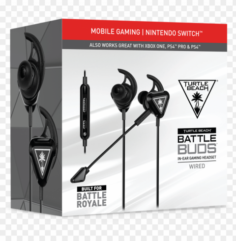 battle buds in-ear gaming headset Isolated Element in Clear Transparent PNG