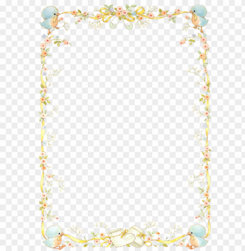 bautismo kit ruth morehead - flower border transparent background ClearCut PNG Isolated Graphic
