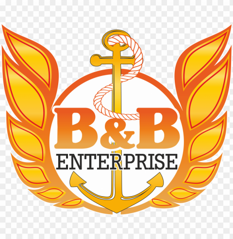 b&b enterprise - emblem PNG Graphic Isolated with Transparency