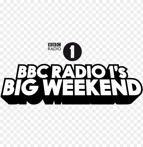 bbc radio 1's big weekend logo - bbc radio 1 big weekend Transparent PNG images for digital art