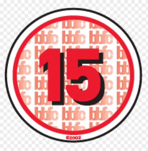 bbfc 15 restriction Isolated Artwork in Transparent PNG