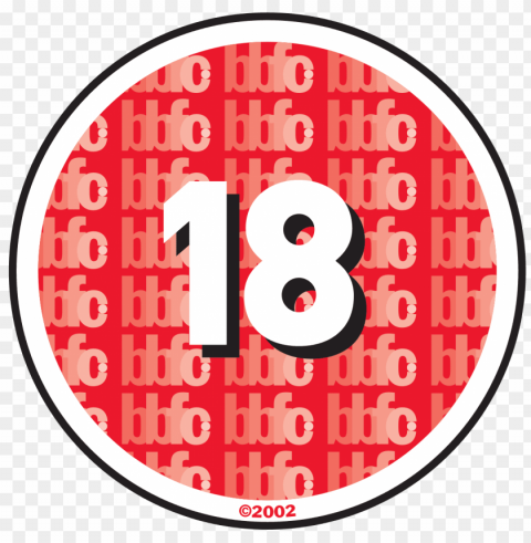 bbfc 18 restriction Isolated Artwork in Transparent PNG Format