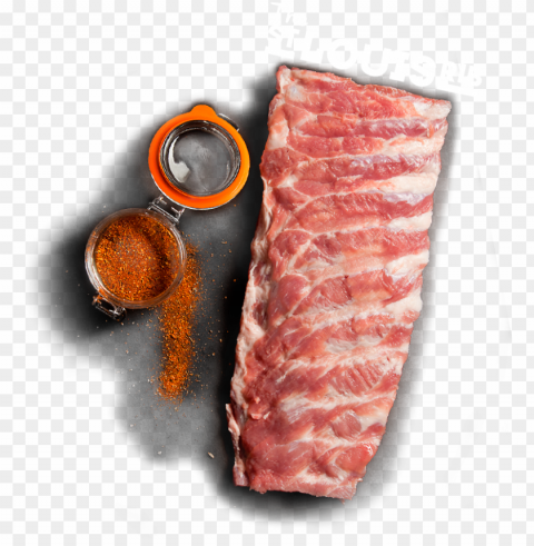 bbq ribs - charcuterie PNG Image with Isolated Element