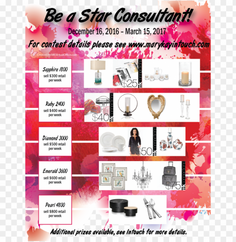 be a star - mary kay star consultant march 2017 Transparent background PNG artworks