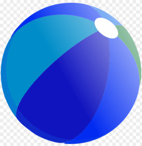 beach ball vector clip art - blue beach ball clipart Clear image PNG