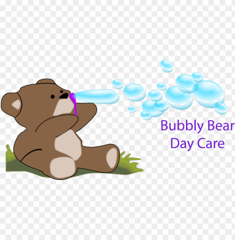 bearnobck bearnobck bearnobck - bubbly bear day care nursery PNG for Photoshop