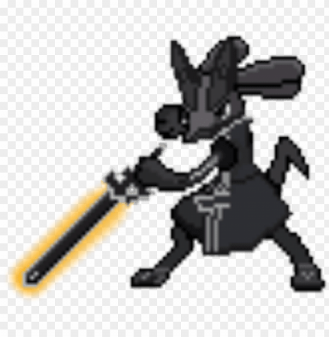 beater lucario front - lucario aura project pokemo PNG Image with Transparent Cutout