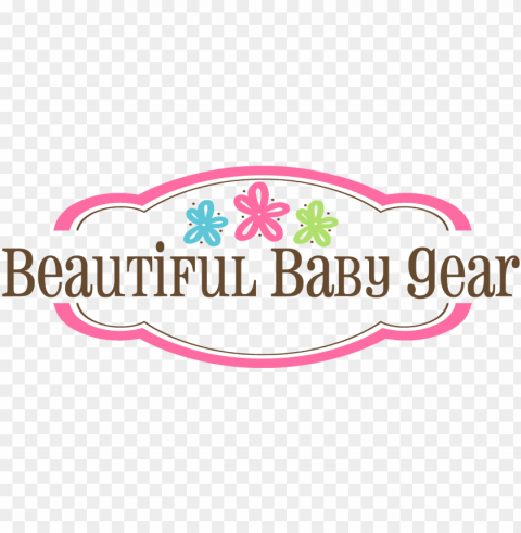 beautiful baby gear logo and blog design - logo PNG no watermark