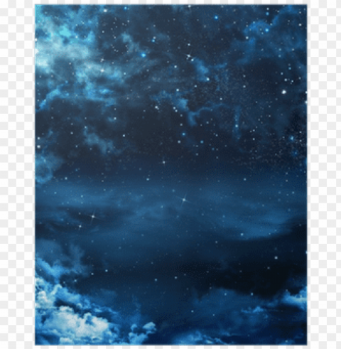 Beautiful Background Of The Night Sky Poster Pixers - Night Sky Isolated PNG Item In HighResolution