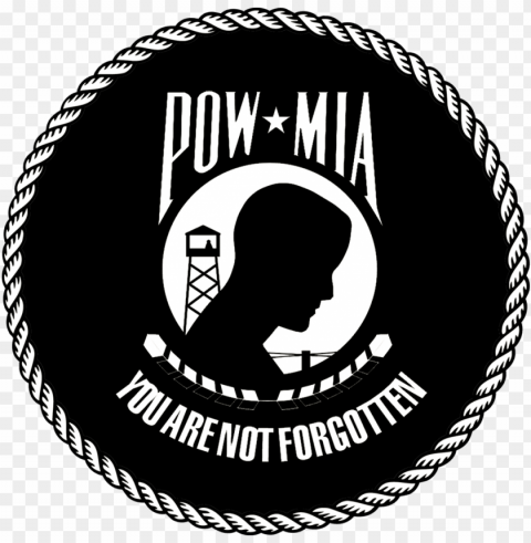 beautiful peoples church fresno - pow mia fla Isolated Graphic on Clear Transparent PNG