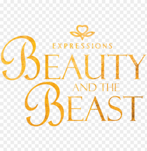 beauty and the beast title - beauty and the beast title Isolated Character in Transparent Background PNG PNG transparent with Clear Background ID 34827452