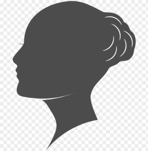 beauty female face logos design vector - face logos Transparent PNG Isolated Graphic with Clarity