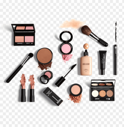 beauty flat lay PNG photo with transparency