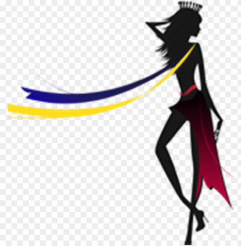 beauty queen silhouette Transparent PNG Isolated Artwork PNG transparent with Clear Background ID 80593484