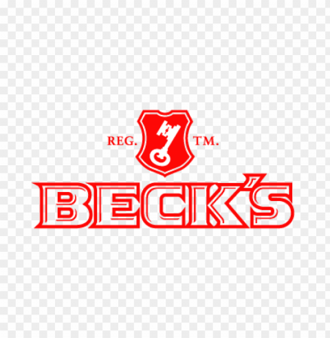 becks beer vector logo PNG transparent images for social media