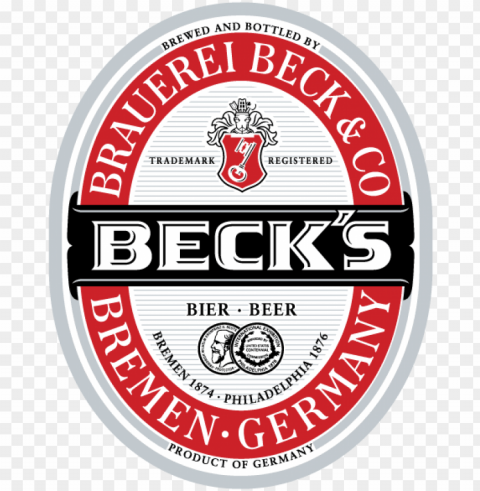 becks bier beer label vector logo - becks beer logo Isolated Graphic on HighResolution Transparent PNG