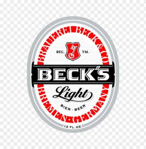 becks light vector logo PNG transparent photos assortment