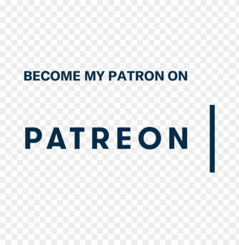 become my patron on patreon logo Clear PNG