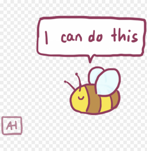 bee sticker - cute stickers tumblr PNG Image with Isolated Element