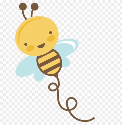 bee cute - cute bee Isolated Object with Transparent Background PNG