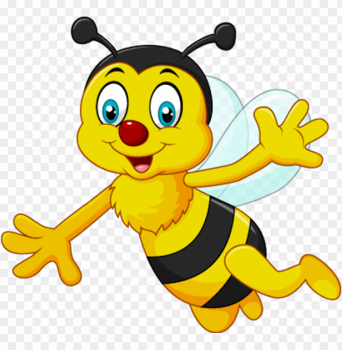 bee vector 21 - bee cartoo Free PNG images with alpha transparency comprehensive compilation