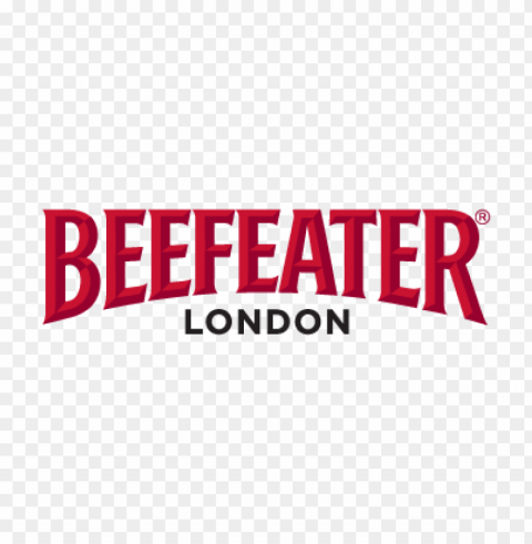 beefeater london dry gin logo vector Transparent PNG Isolated Element with Clarity