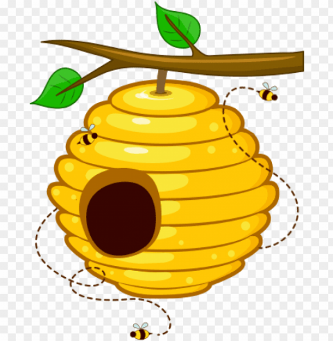 beehive clipart transparent - honey bee hive clip art Free PNG file