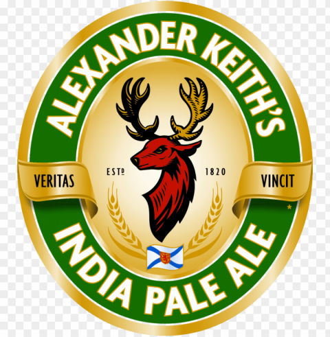 beer - alexander keith beer logo PNG photo with transparency