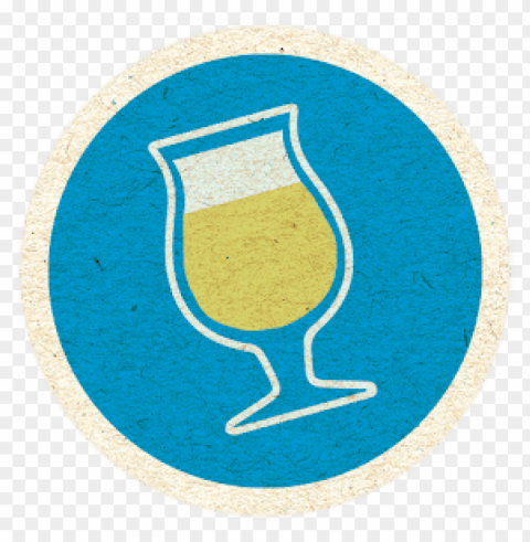 beer coaster Isolated PNG on Transparent Background