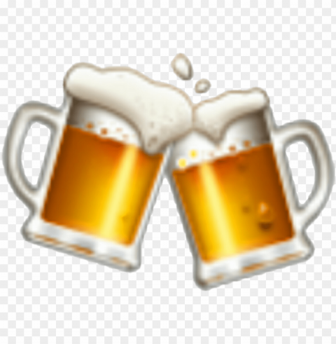 beer mugs cheers download - transparent beer cheers clipart PNG Graphic Isolated on Clear Background