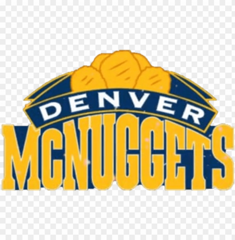 beginning in the 2017-18 season the denver nuggets - denver mcnuggets PNG with no cost