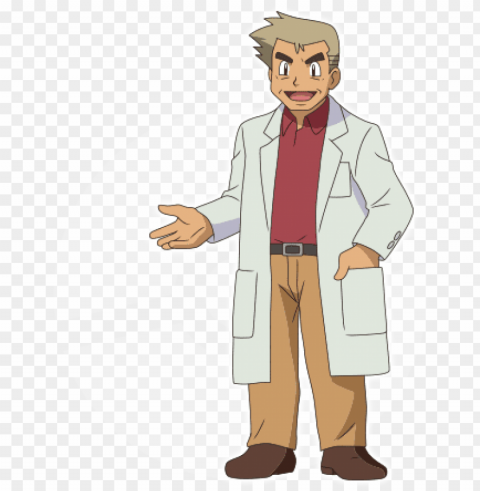 being charismatic and popular professor oak often - okido pokemo Free PNG images with alpha channel variety