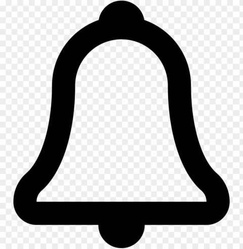 bell alarm symbol - bell icon vector PNG Illustration Isolated on Transparent Backdrop