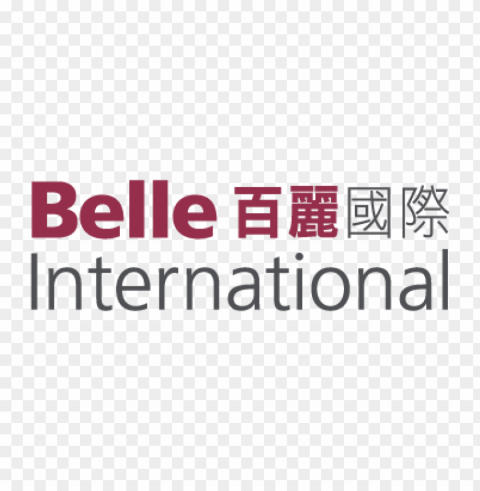 belle international vector logo Background-less PNGs