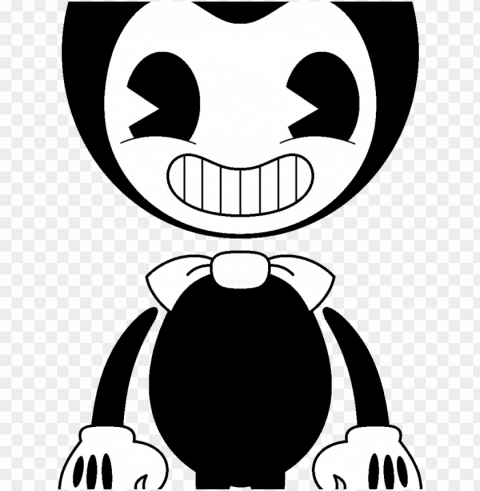 bendy coloring pages printable and the ink machine - bendy and the ink machine characters PNG Image Isolated with Transparency