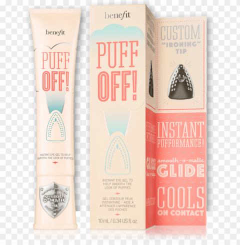 benefit cosmetics puff off under eye gel Isolated Subject in Transparent PNG