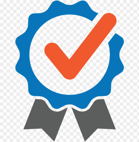 benefits-icon - checkmark in a ribbo Isolated Character in Transparent Background PNG