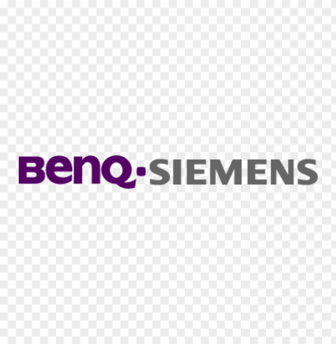 benq siemens vector logo Transparent Cutout PNG Isolated Element