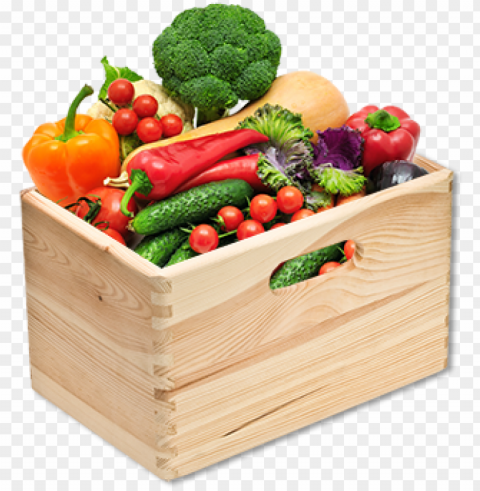 ben's fruit and vegetables sells a wide variety of - fruit and vegetable crate HighQuality Transparent PNG Isolated Graphic Element