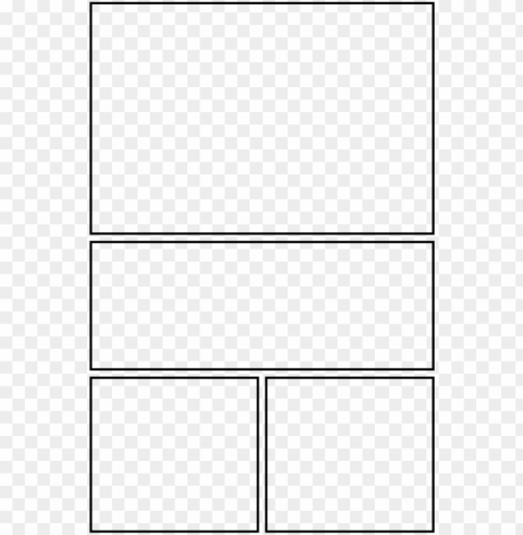 berab dglev co - comic strip template transparent ClearCut Background Isolated PNG Art