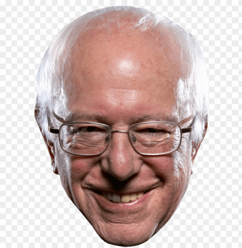 bernie sanders head picture black and white library Transparent graphics PNG
