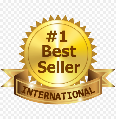 best 1 international best seller ribbon - international best seller PNG with no bg