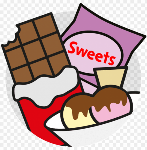 best 25 foodideas on mzayat - sweets and chocolate cartoon Clean Background Isolated PNG Illustration