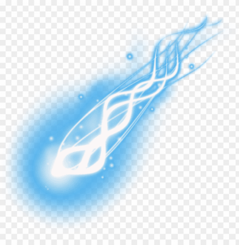 best editing effects - blue glowing lines Isolated Illustration on Transparent PNG
