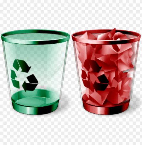 Best Free Recycle Bin Icon- Red Recycle Bin Icon Transparent PNG Images Bundle